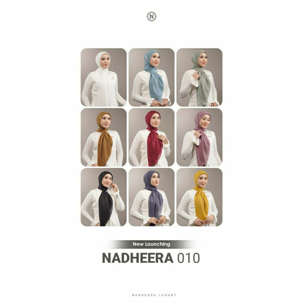 Nadheera 010/Jilbab Segi Empat Nadheera/PROMO