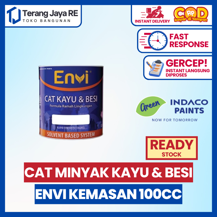 Cat Kayu dan Besi Envi 100ml