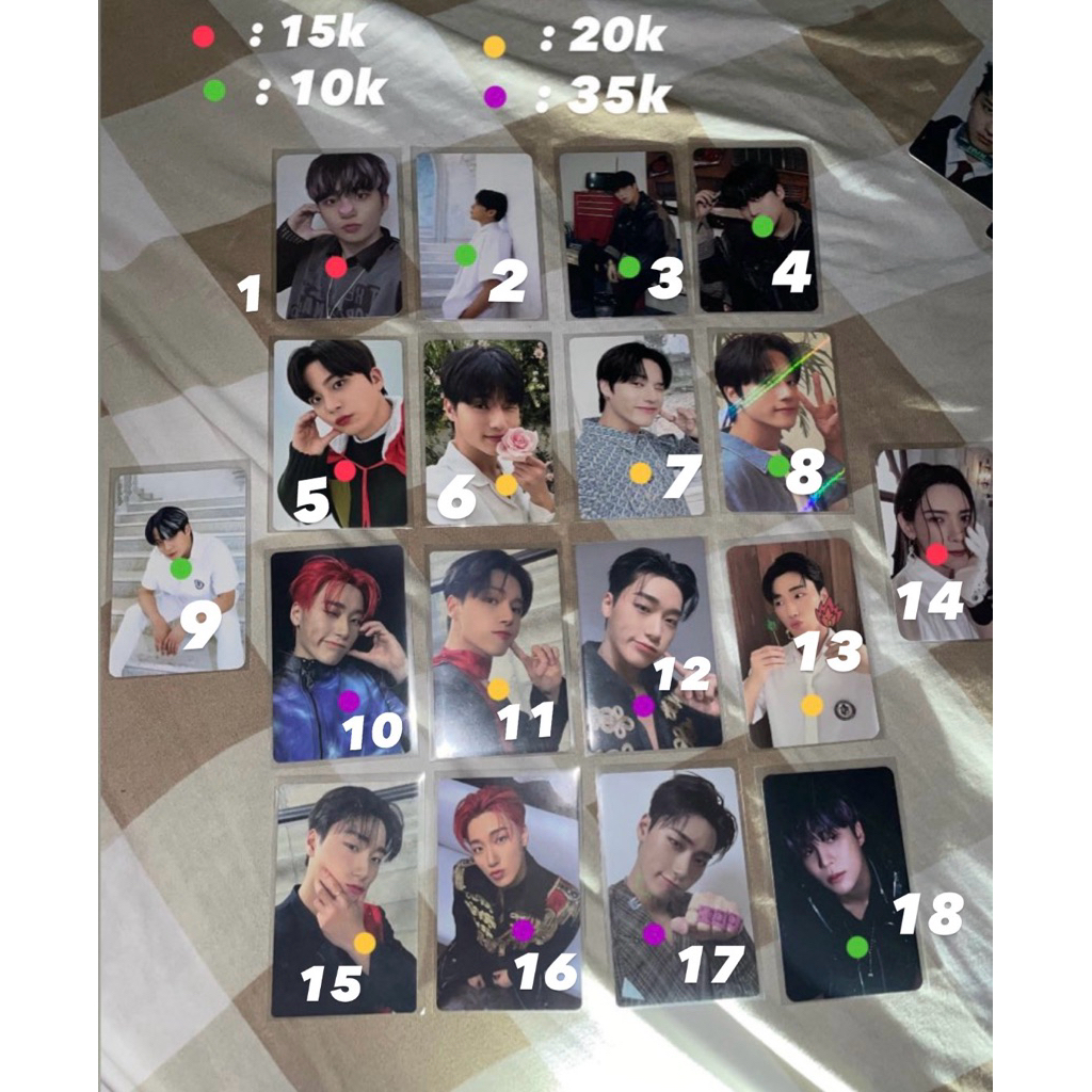 WTS PC PHOTOCARD OFFICIAL ATEEZ SAN WOOYOUNG JONGHO YEOSANG