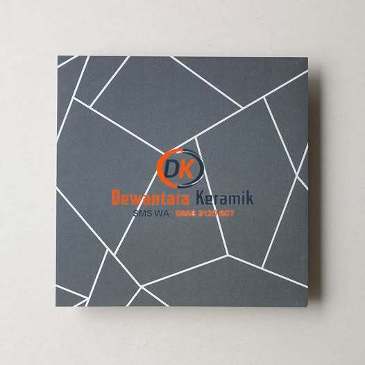 Keramik Lantai Cuttting Kasar 50x50 UNO Charleston BK