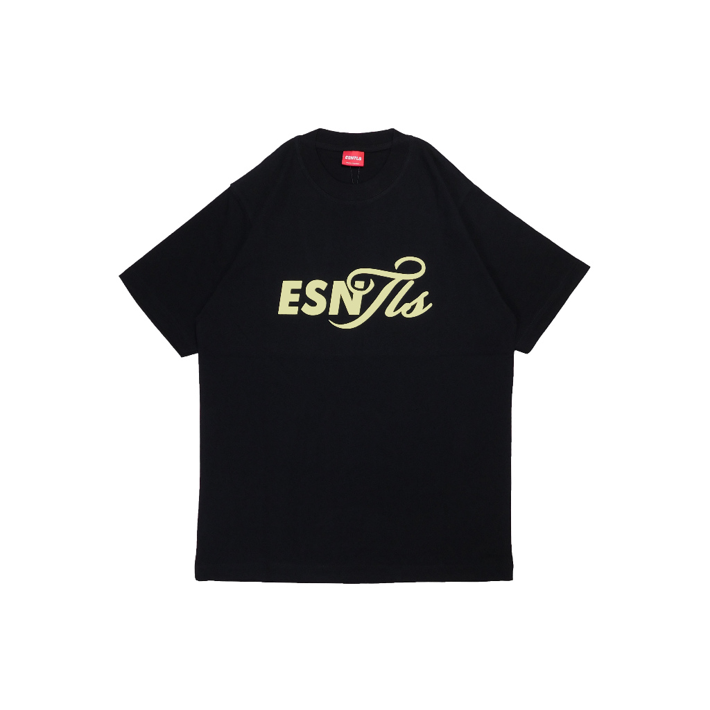 Esntls - Kaos Reguler REPRESENT Black - Tshirt Pria Wanita