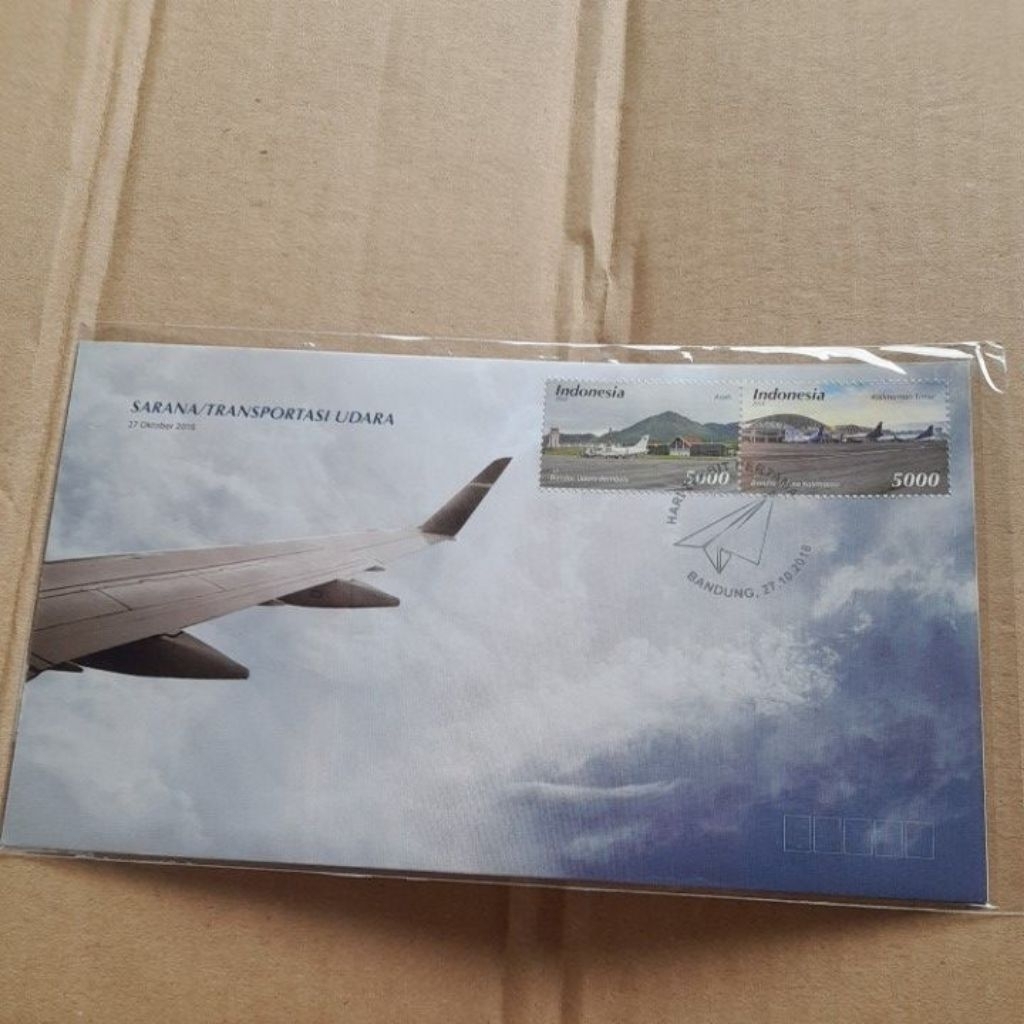 Sampul Hari pertama Sarana/Transportasi Udara