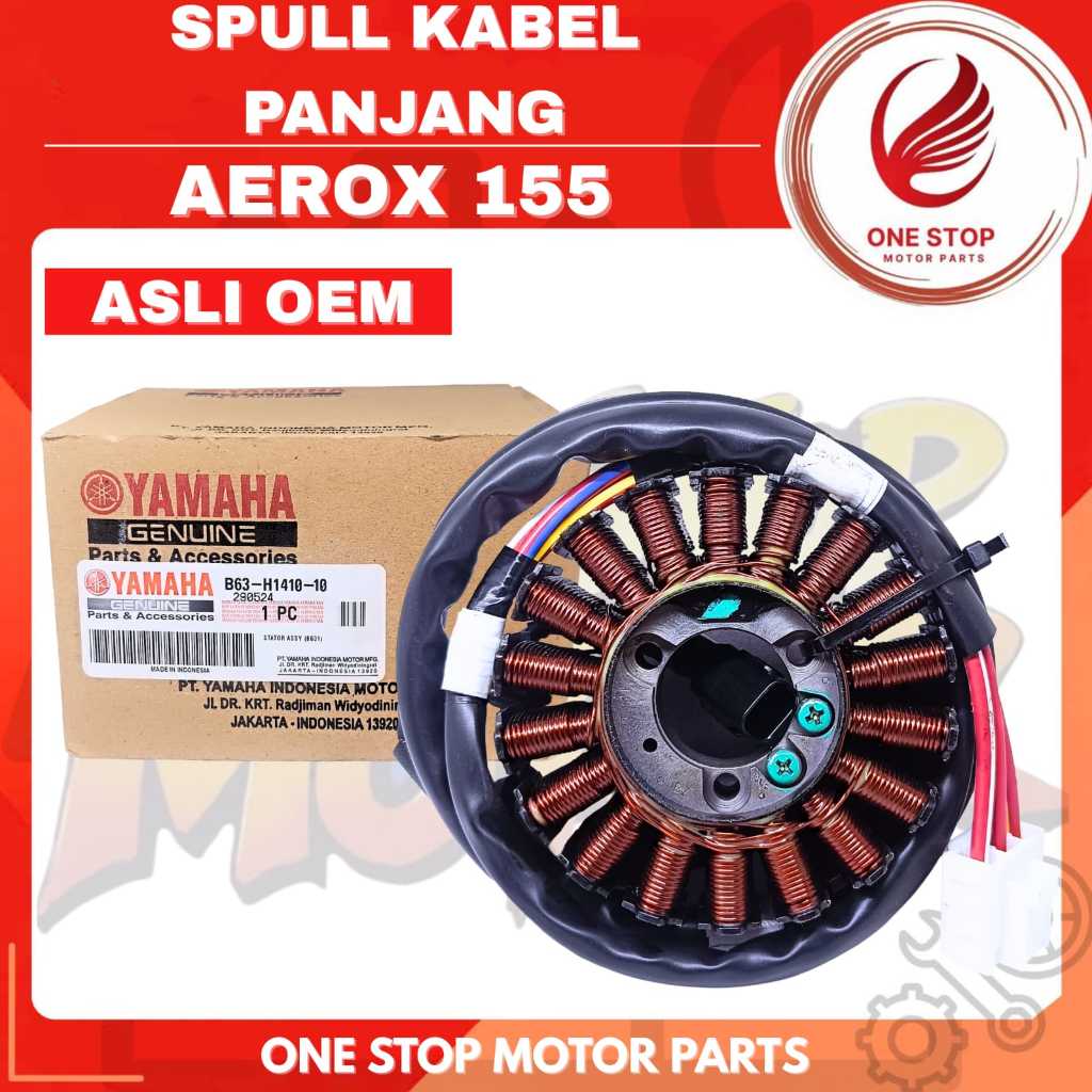 SPULL AEROX 155 B63 H1410 10 KABEL PANJANG B63 ASLI OEM