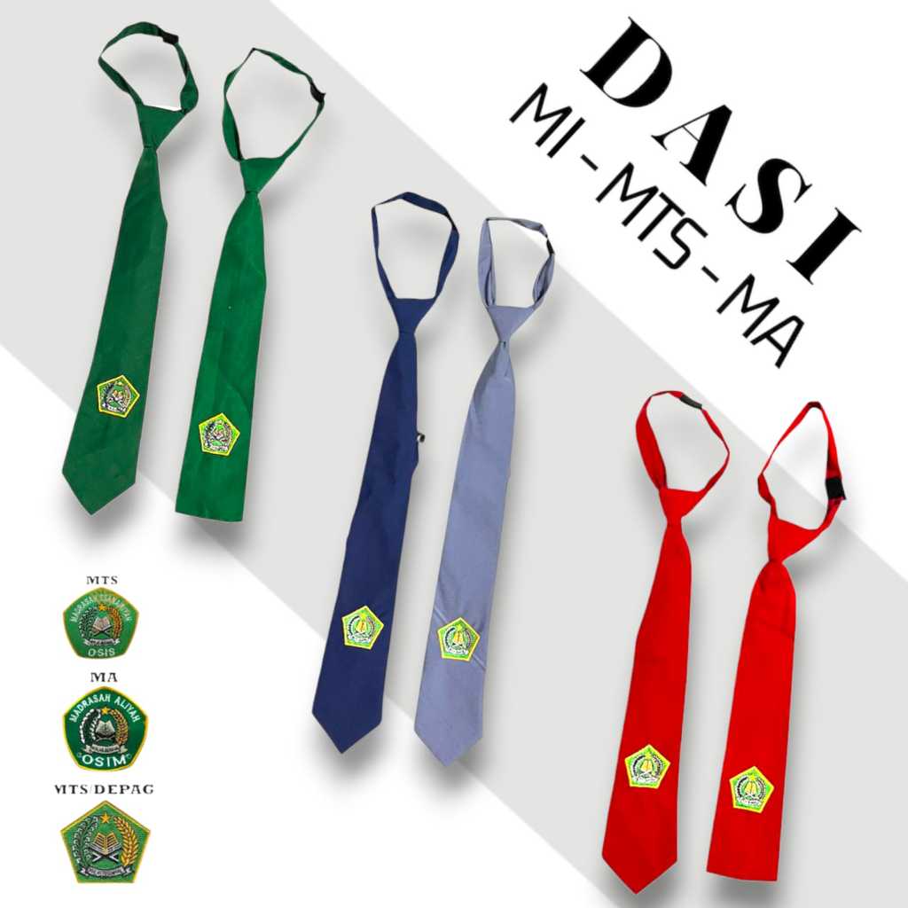 Dasi MI MTS MA Sekolah Ibtidaiyah Tsanawiyah Aliyah Madrasah