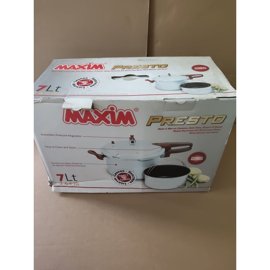 Maxim Presto 7 Liter 24 cm / Panci Maxim Presto 7 Liter / Presto Maxim 24 Cm