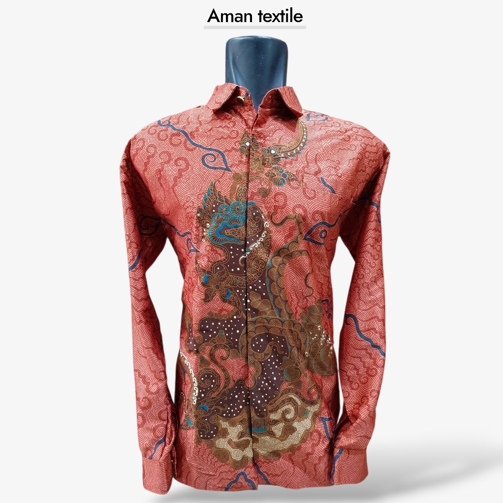 Kemeja Batik Bahan Semi Sutra/Silky