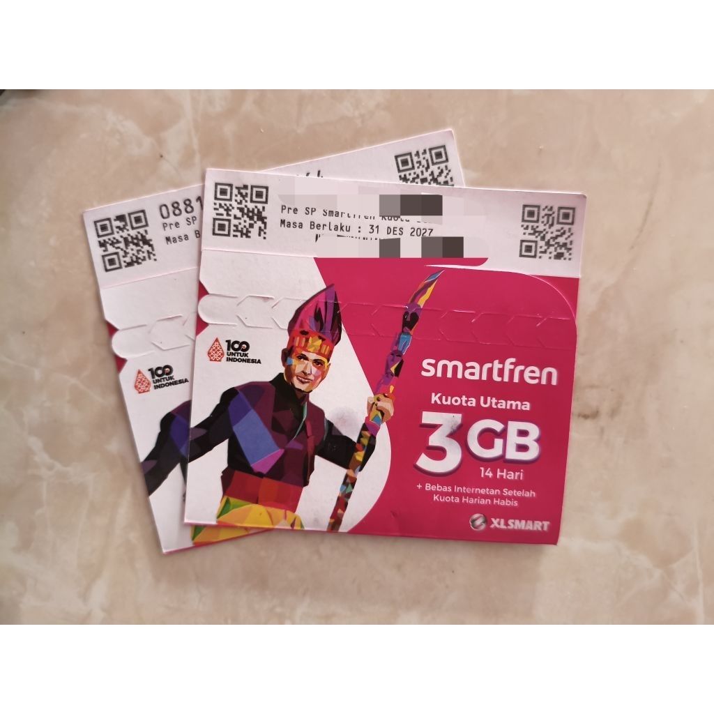 Kartu Perdana Smartfren 3GB 30 hari