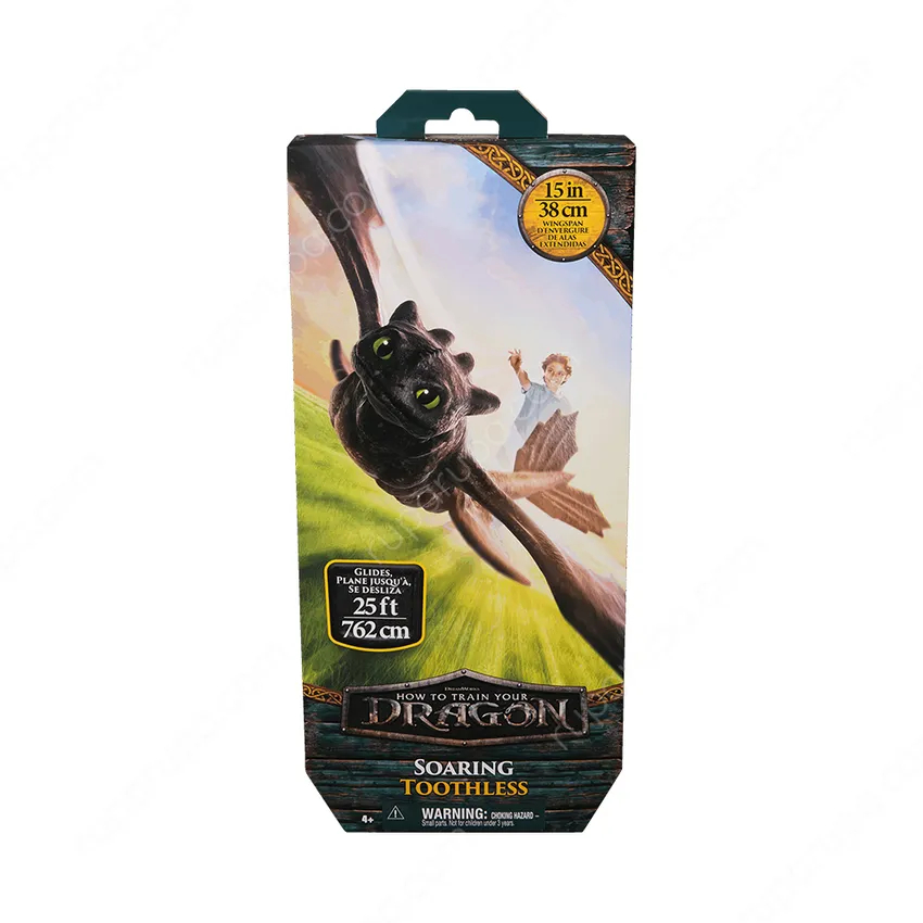 Dragon Action Figure Soaring Toothless - Hitam