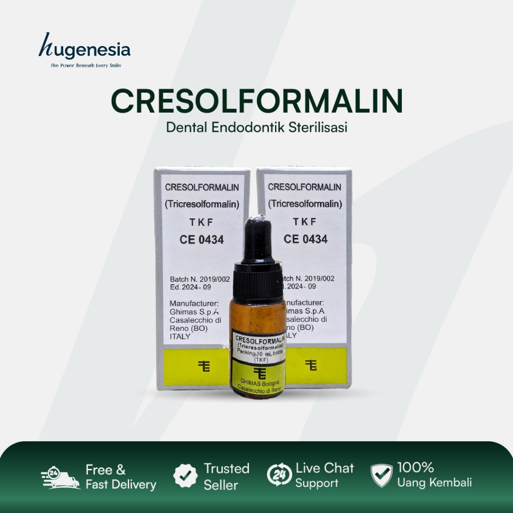 Hugenesia - Dental TKF Cresolformalin Ghimas Italy 10ml