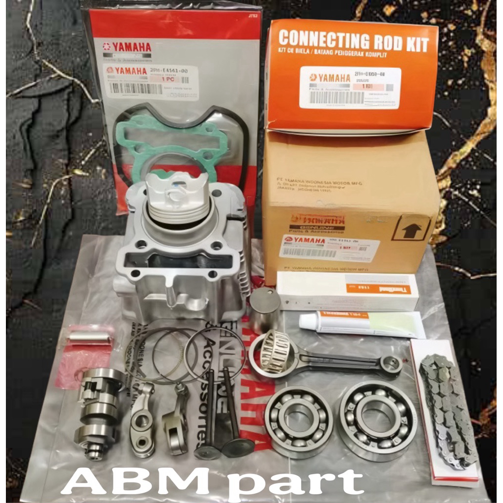 PAKET LENGKAP BLOK SEHER mio m3 mio z 125 soul gt 125 fino 125 freego 125 ( 2PH 124cm )
