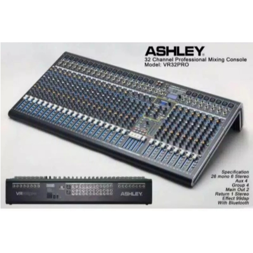 Mixer Audio Ashley VR 32 PRO 32 CHANNEL/ VR32PRO/ VR-32PRO Original 32 Channel