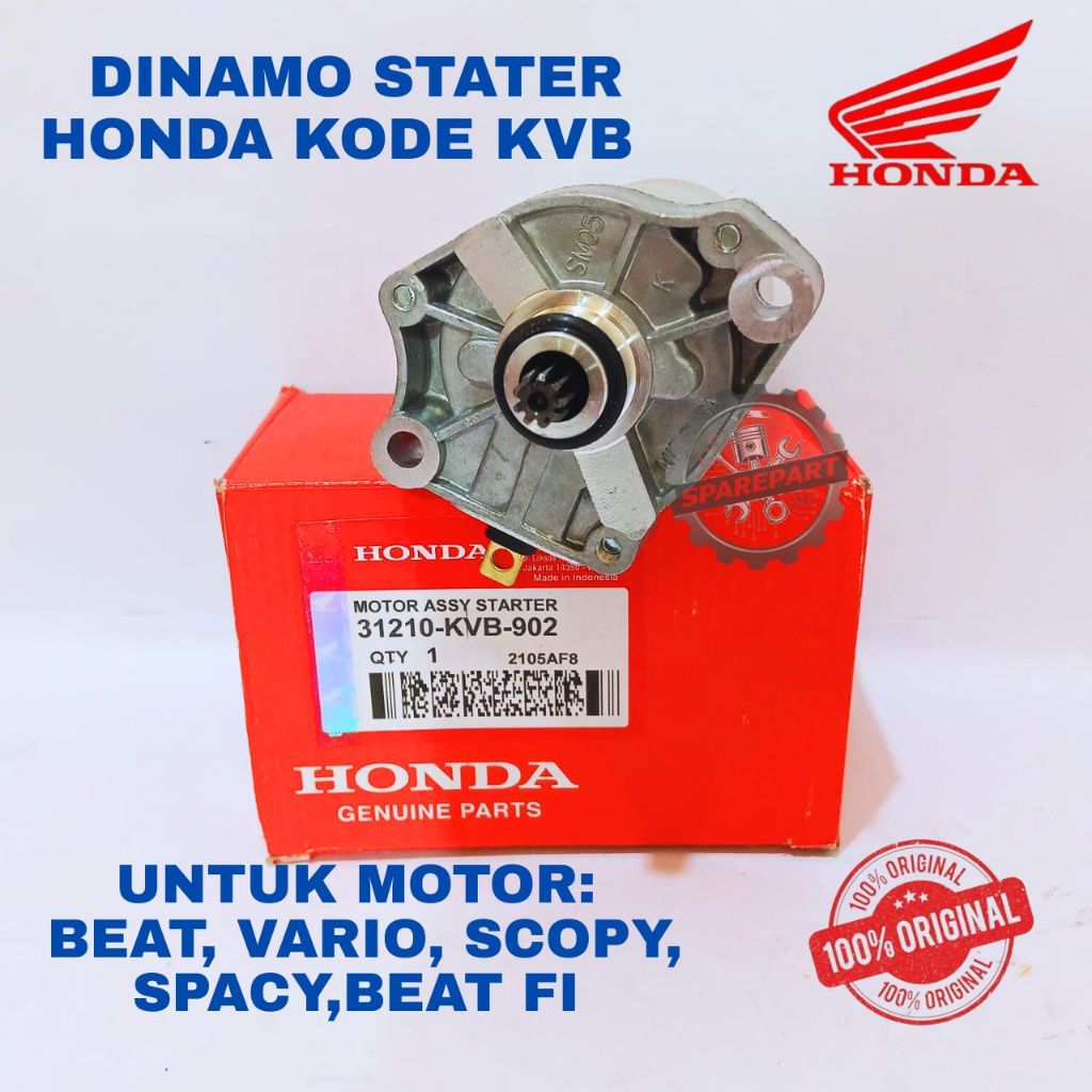 DINAMO STATER ORIGINAL HONDA KVB BEAT, DIANAMO STATER KVB , DINAMO STATER VARIO, DINAMO STATER SCOPY
