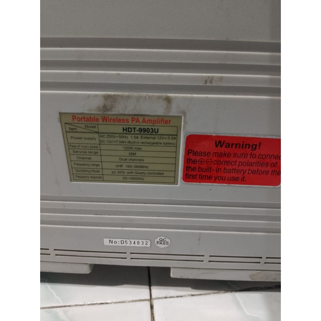 speaker aktif Portable Krezt