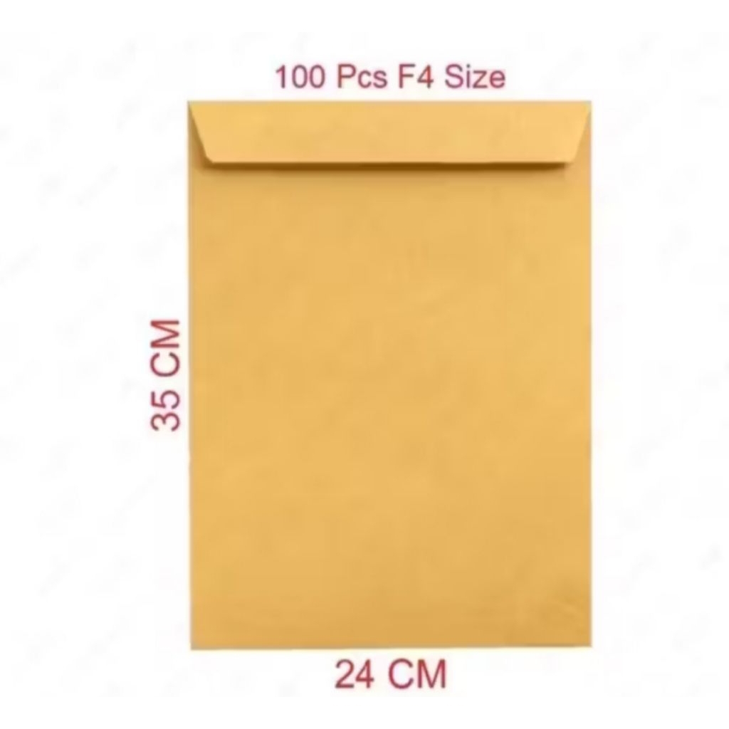 amplop coklat besar ukuran F4