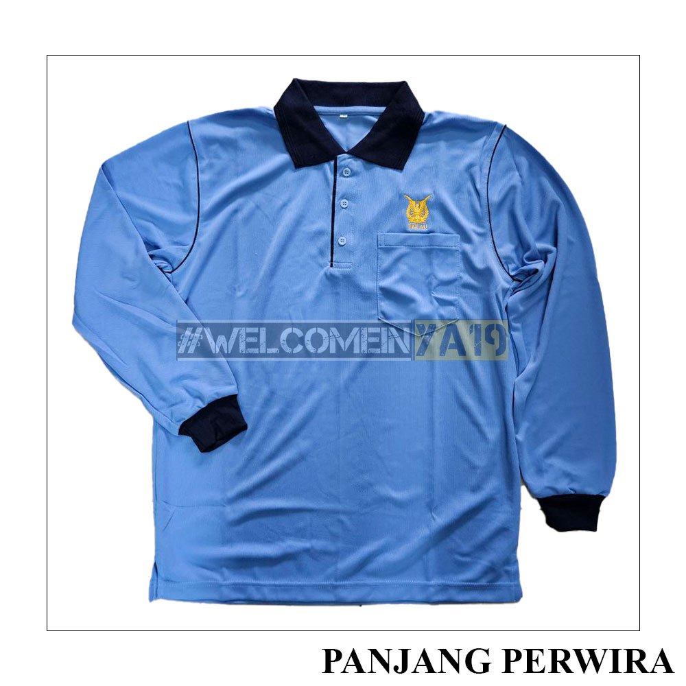 Kaos Olahraga Dryfit Panjang TNI AU PERWIRA Swa Bhuwana Paksa
