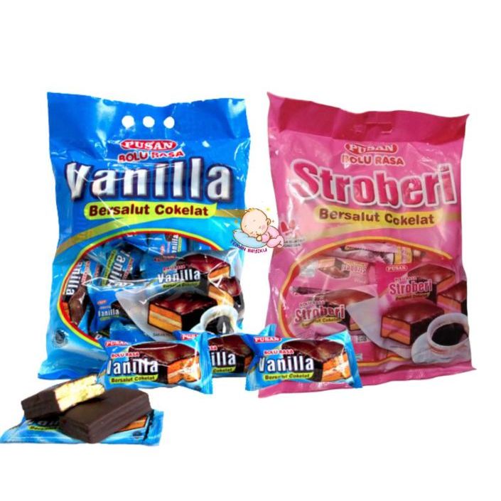 BOLU RASA ISI 20 PUSAN (360GR) COKLAT VANILLA - VANILLA