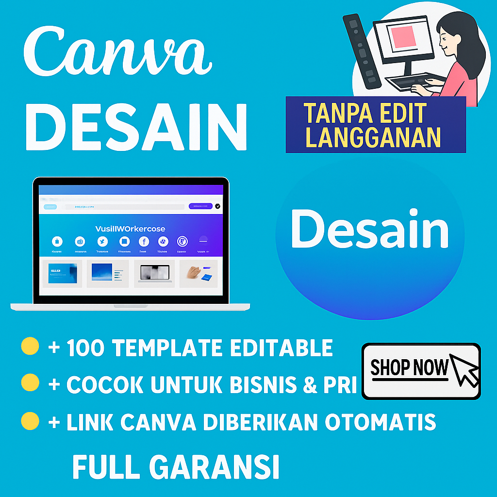 CANVA PROH FULL 20 RIBU+ TEMPLATE, DESAIN, FOTO, ELEMENT, VIDEO SIAP PAKAI BERGARANSI
