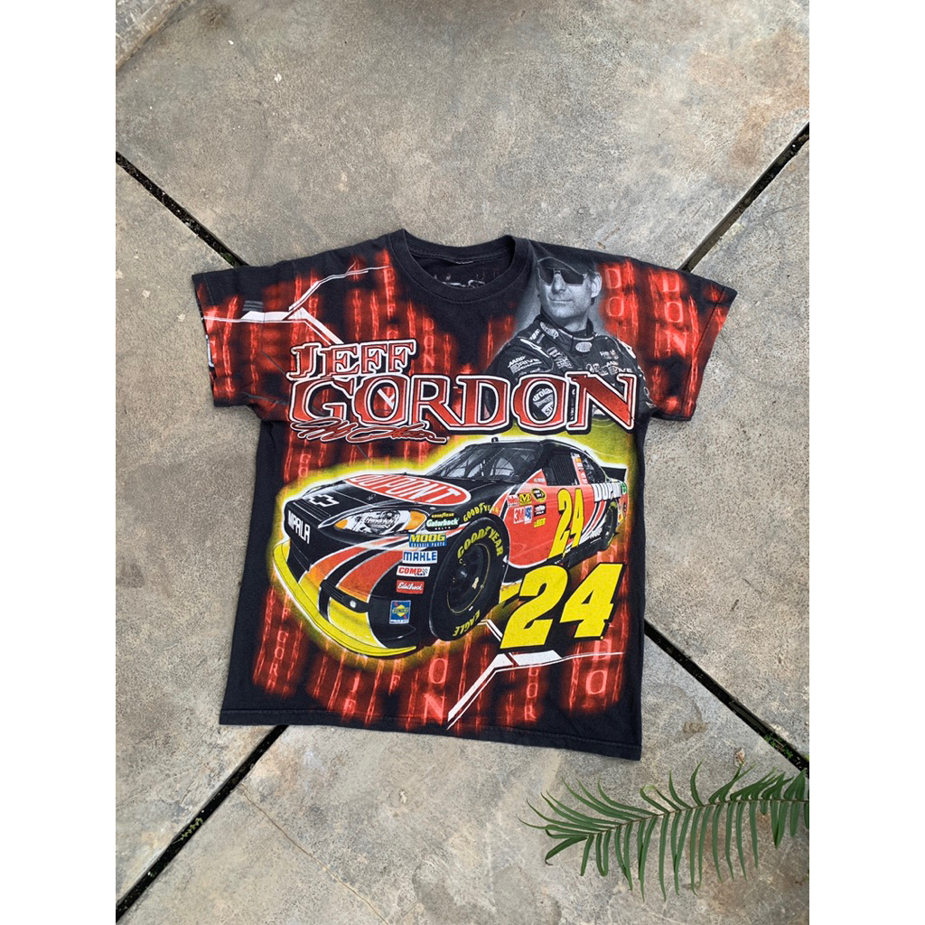 Tshirt T Shirt Baju Nascar Vintage aop Original Jeff Gordon