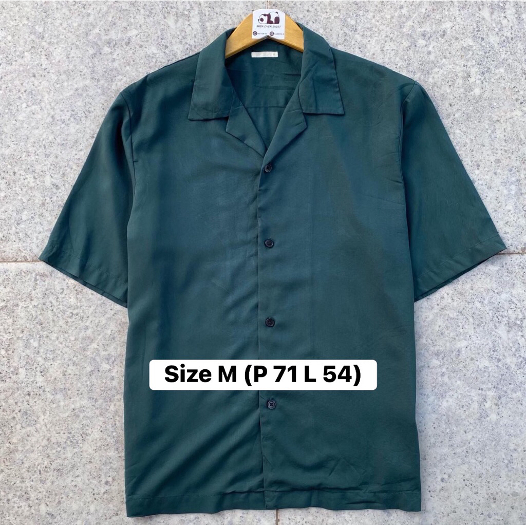 Kemeja Open Collar Gu Uniqlo