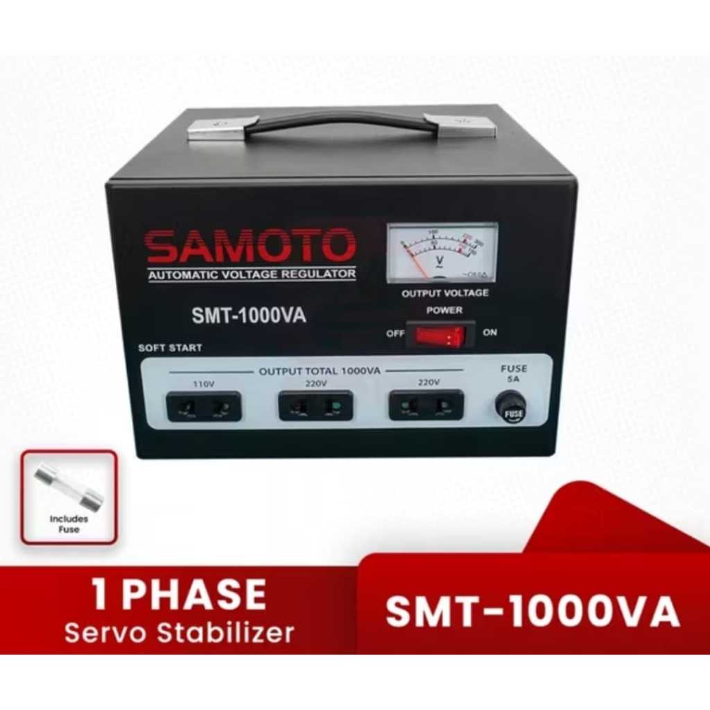 STABILIZER SAMOTO 1000VA SAMOTO 1000VA TERMURAH SURABAYA SMT 1000VA