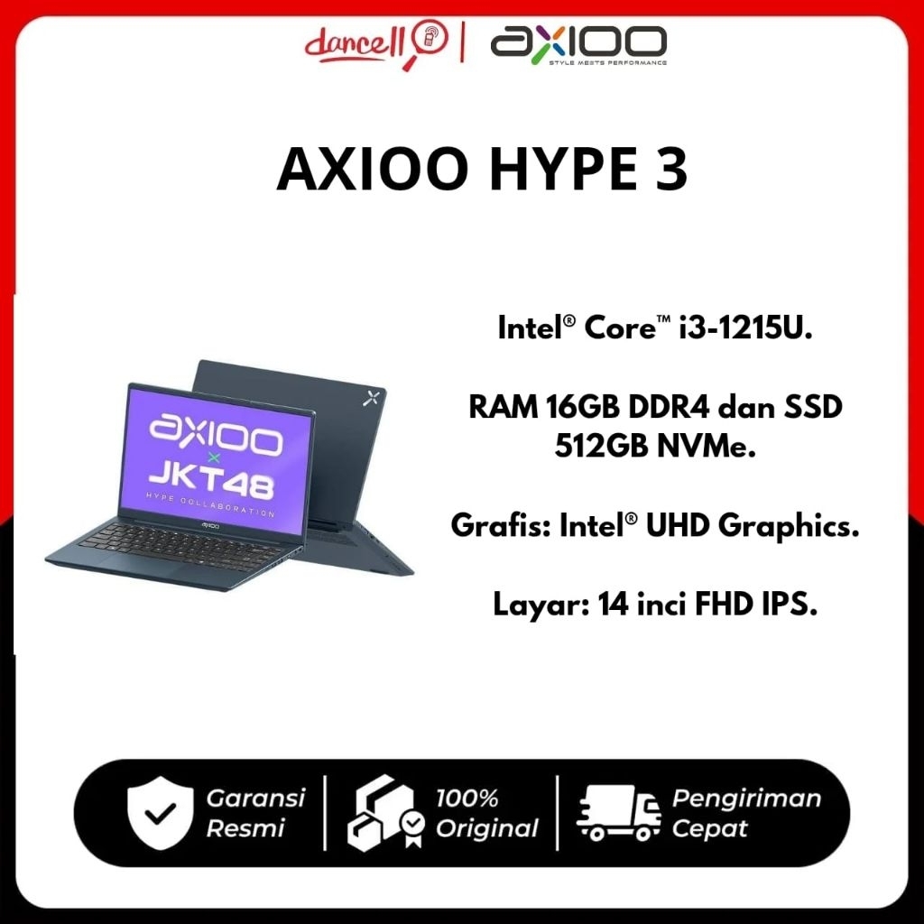 Axioo Hype 3 x JKT48 Special Edition – Laptop Stylish & Powerful untuk Anak Muda