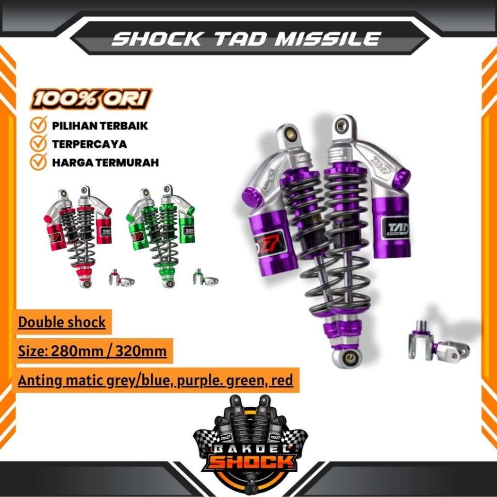 SHOCK TAD MISSILE DOUBLE SHOCK 280 MM/320 MM