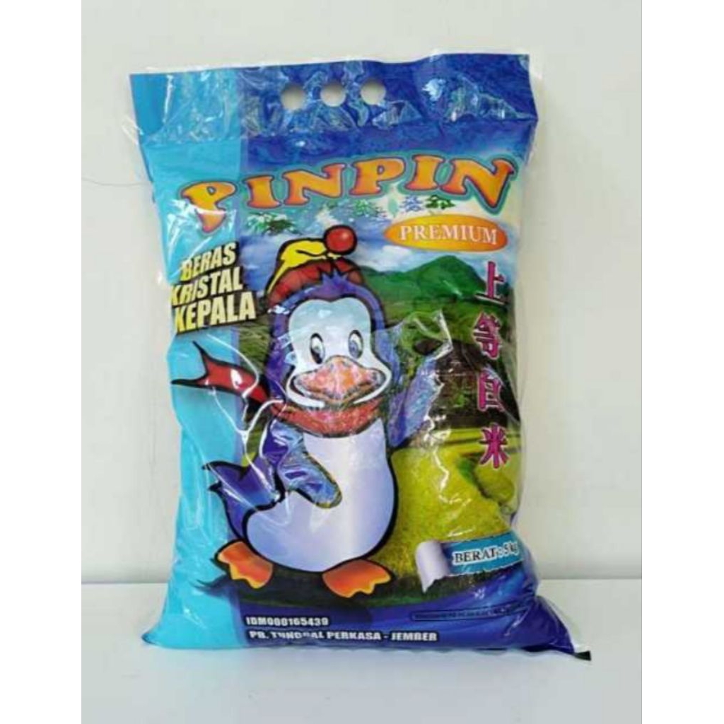 Beras Pinpin 5kg /beras punel pinpin| beras PinPin 5kg| Beras Wippie | Beras Kelapa Muda | Beras Tom