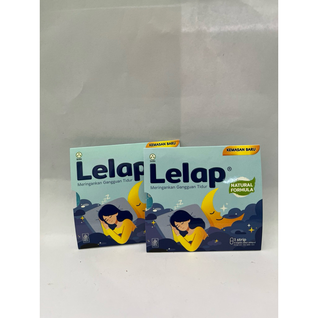 Lelap Obat Tidur Herbal 4 Tablet - Meringankan Gangguan Tidur