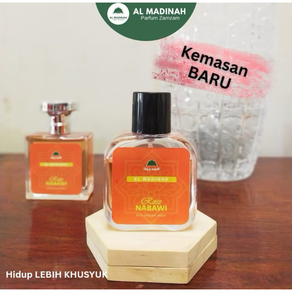 ROSE NABAWI OUD - AL MADINAH PARFUM ZAMZAM - Original Perfume Khas Makkah Madinah - Haramain Oud - K