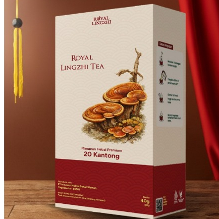 Royal Lingzhi Tea - Teh Herbal Alami Bantu Lancarkan Haid Mencerahkan Kulit Atasi Telat Haid Nyeri H