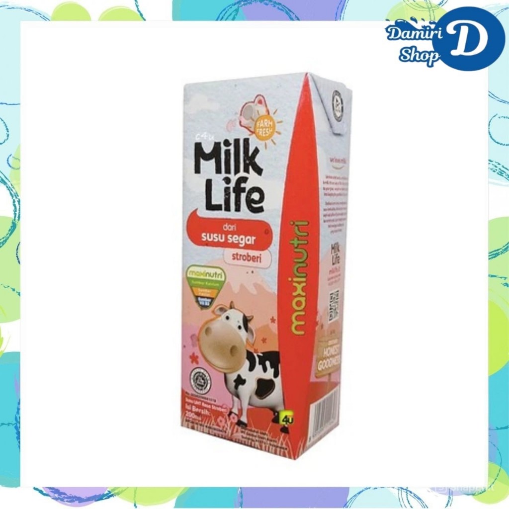 Susu Milk Life Strawberry 200 ml
