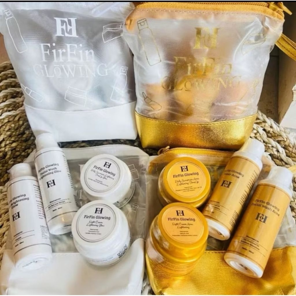 Firfin Cream Wajah Glowing - Mencerahkan, Mengatasi Jerawat, Aman untuk Kulit Sensitif