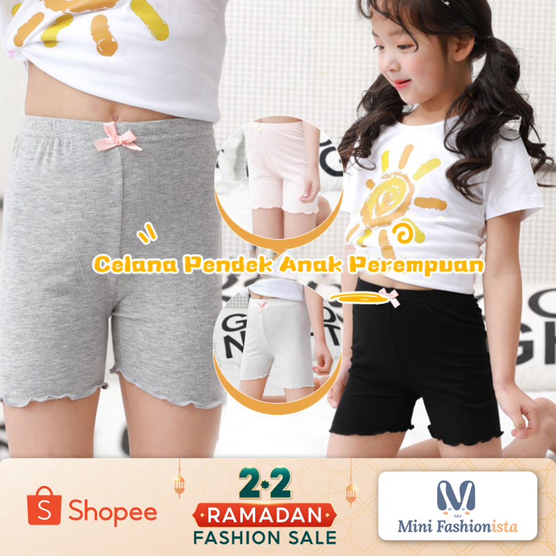celana dalam anak perempuan anak perempuan Celana Pendek Short Anak Perempuan  3-12 tahun