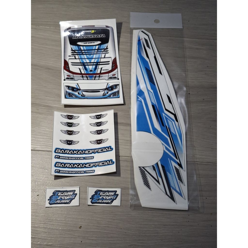 Paketan Livery JB3 V2, Face, PO dan Team support