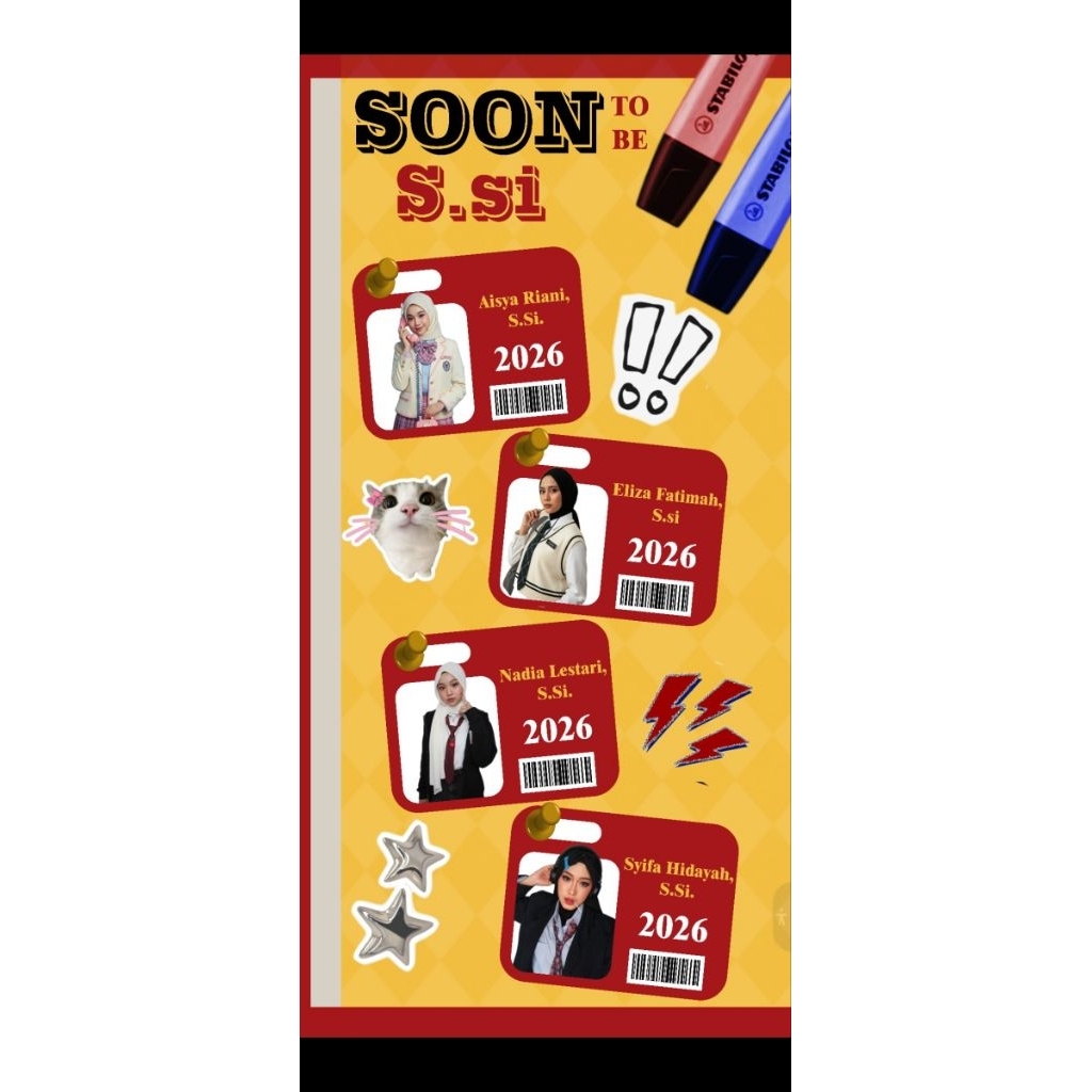 Design Banner Wisuda