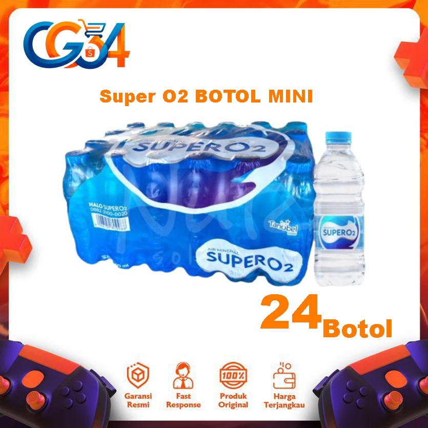 Murah SuperO2 200ML 24pcs Air Mineral Beroksigen 20ppm