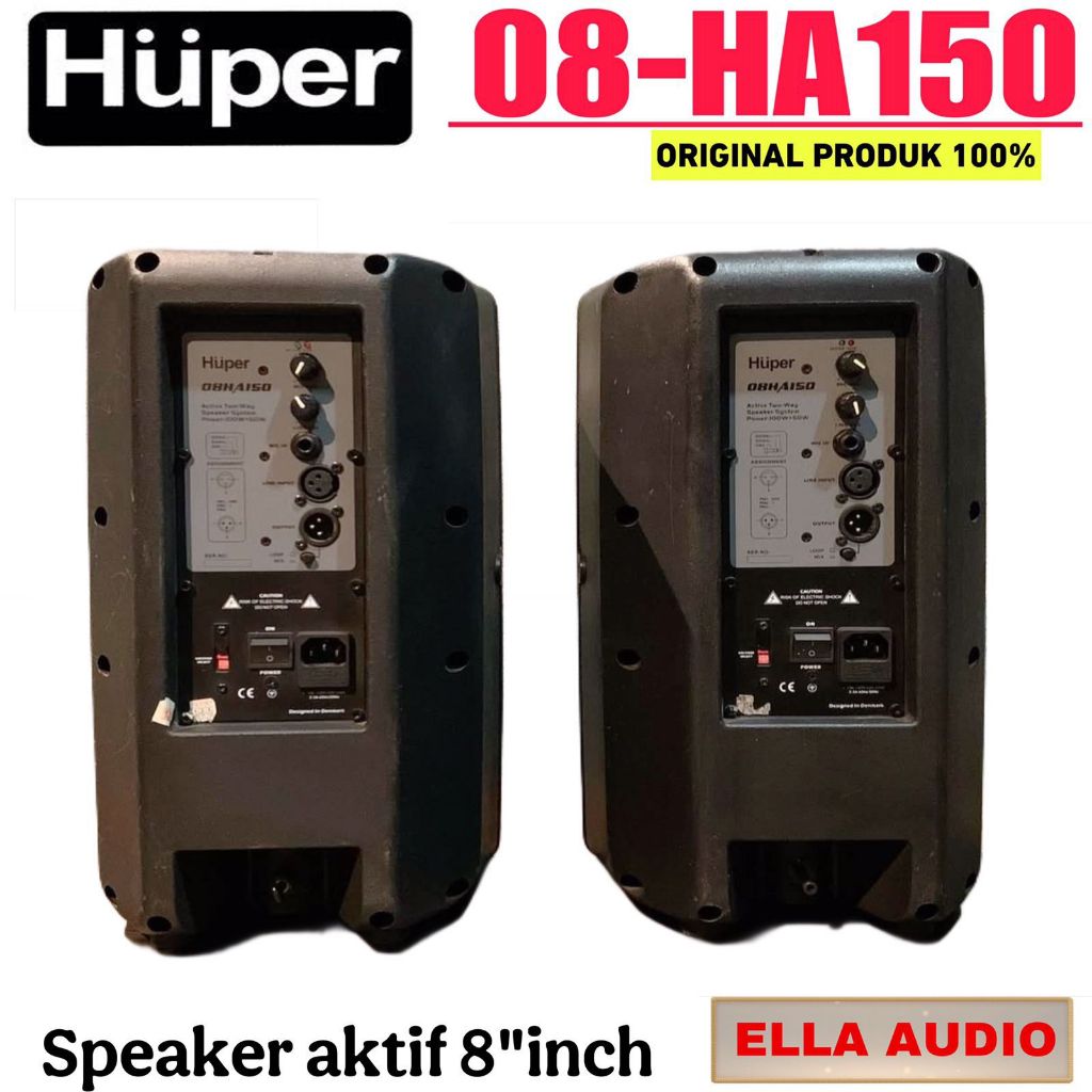 Huper 08HA150 – Professional Speaker Aktif Huper 8’inch 08-ha150