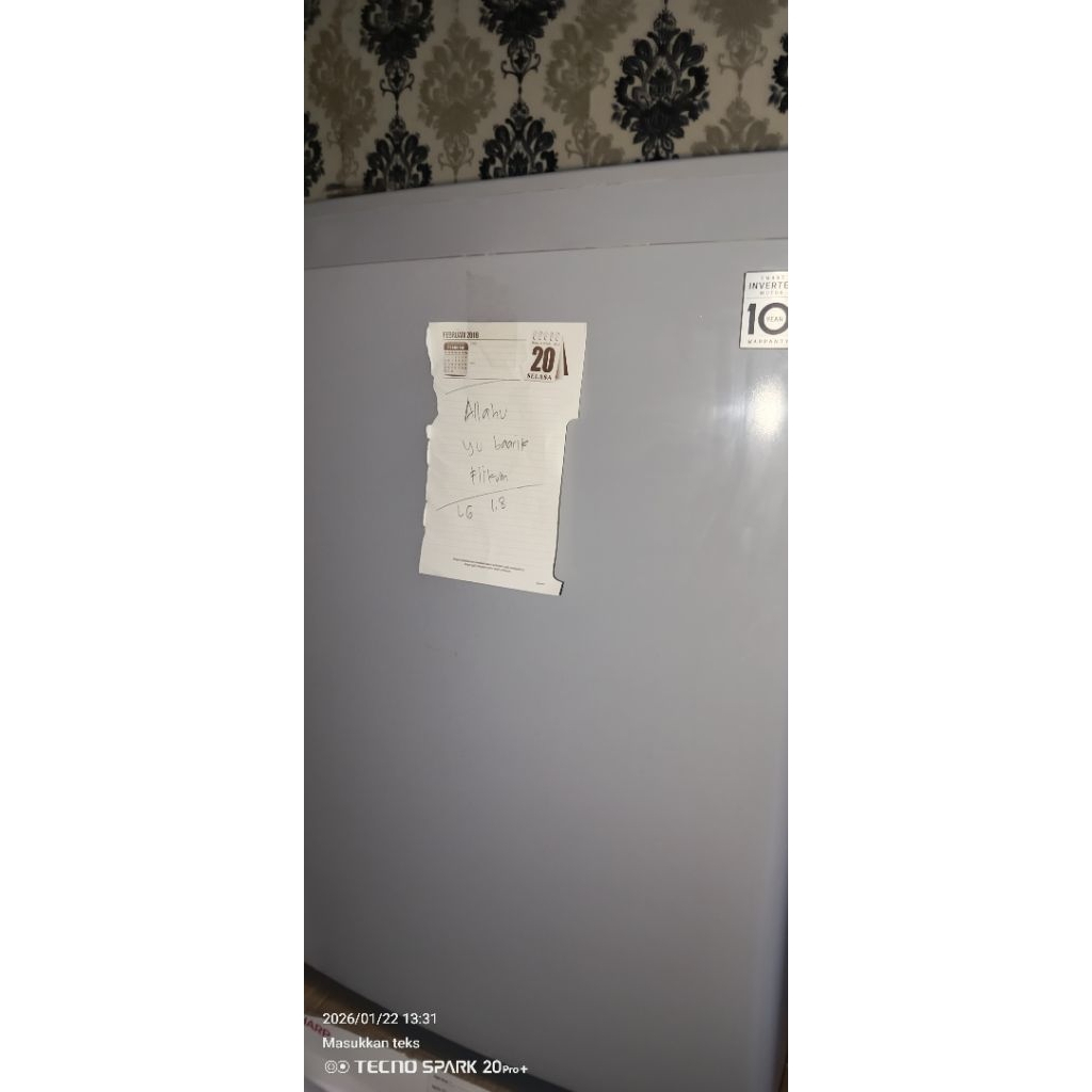 Mesin cuci LG inverter 8kg