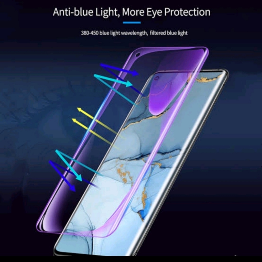 Anti gores Hydrogel jelly blue light clear Tecno Pova 2 pelindung layar hp