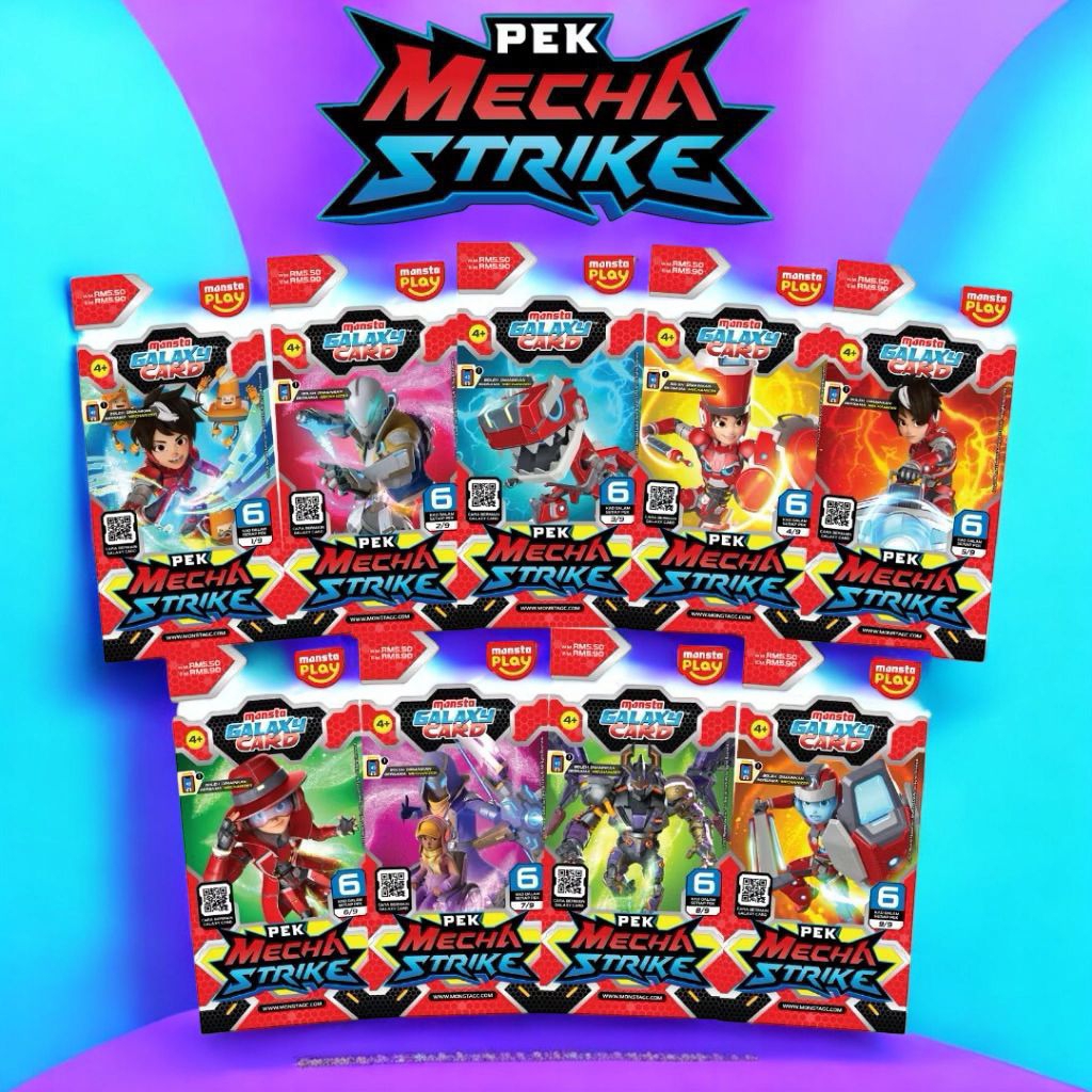 Mechamato PEK Mecha Strike ( 1 PCS ) – Monsta Galaxy Card (Original)