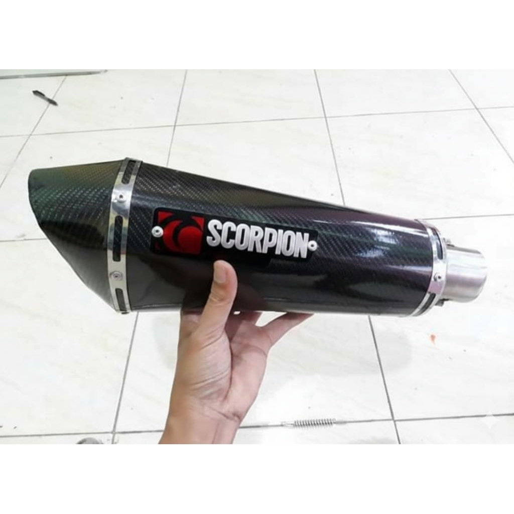Knalpot Model Scorpion FULLSYSTEM R25, MT25, CBR 250R, CBR 250RR, Ninja 250 Karbu, Ninja 250 FI, New