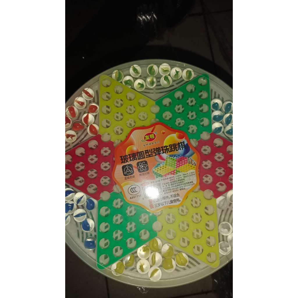 Halma Magnet Chinese Checkers Magnetic Board Game