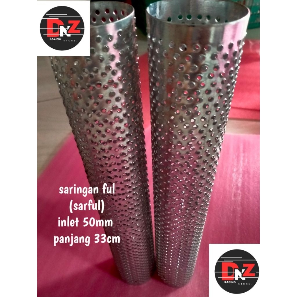 saringan ful (Sarful) kenalpot DBS KWS SATRIA FU, in 50 mm panjang 33cm.