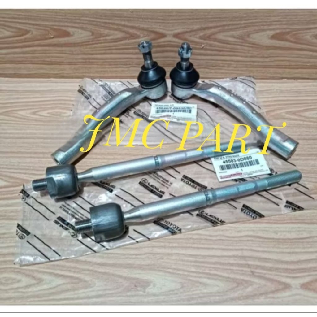 rack end long tie rod + 1-set tie rod end toyota yaris new vios 2007 2008 2009 2010 2011 2012 2013