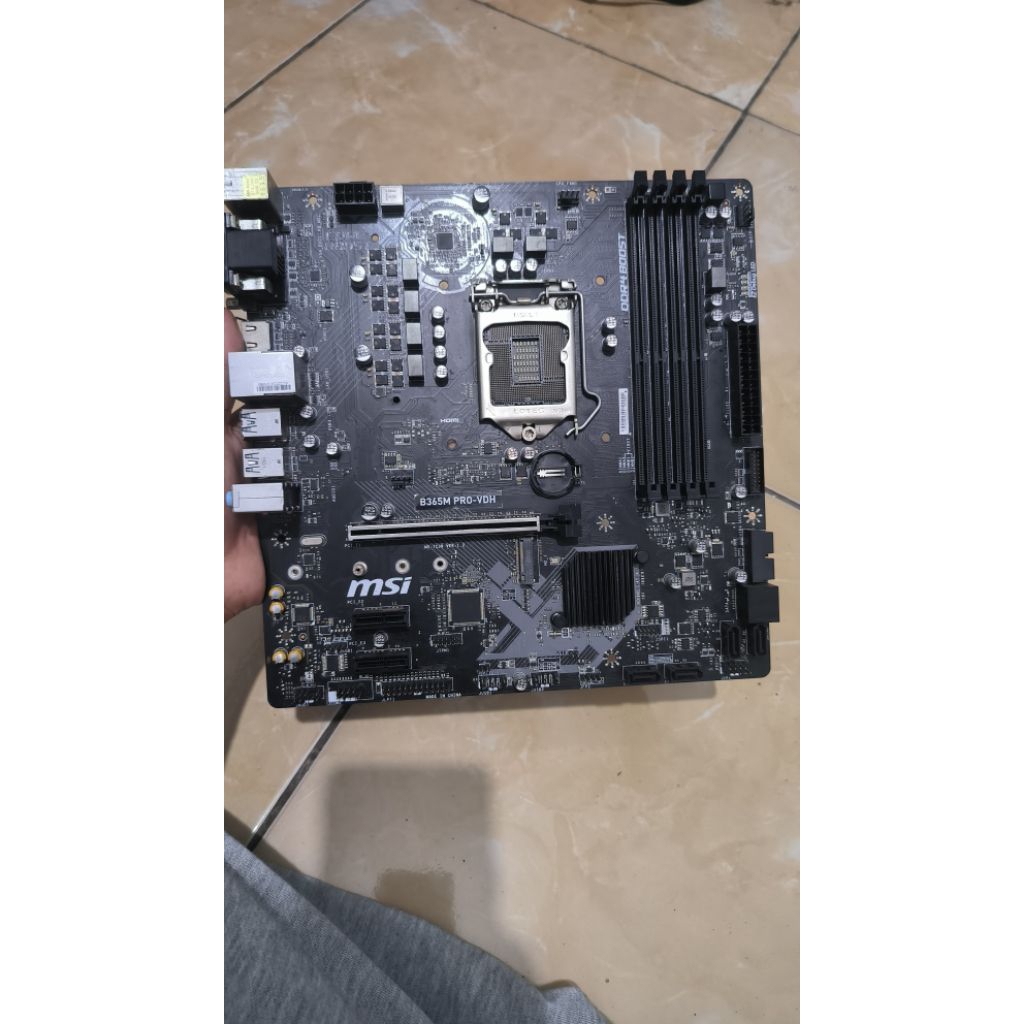MOBO MSI B365M PRO VDH RUSAK