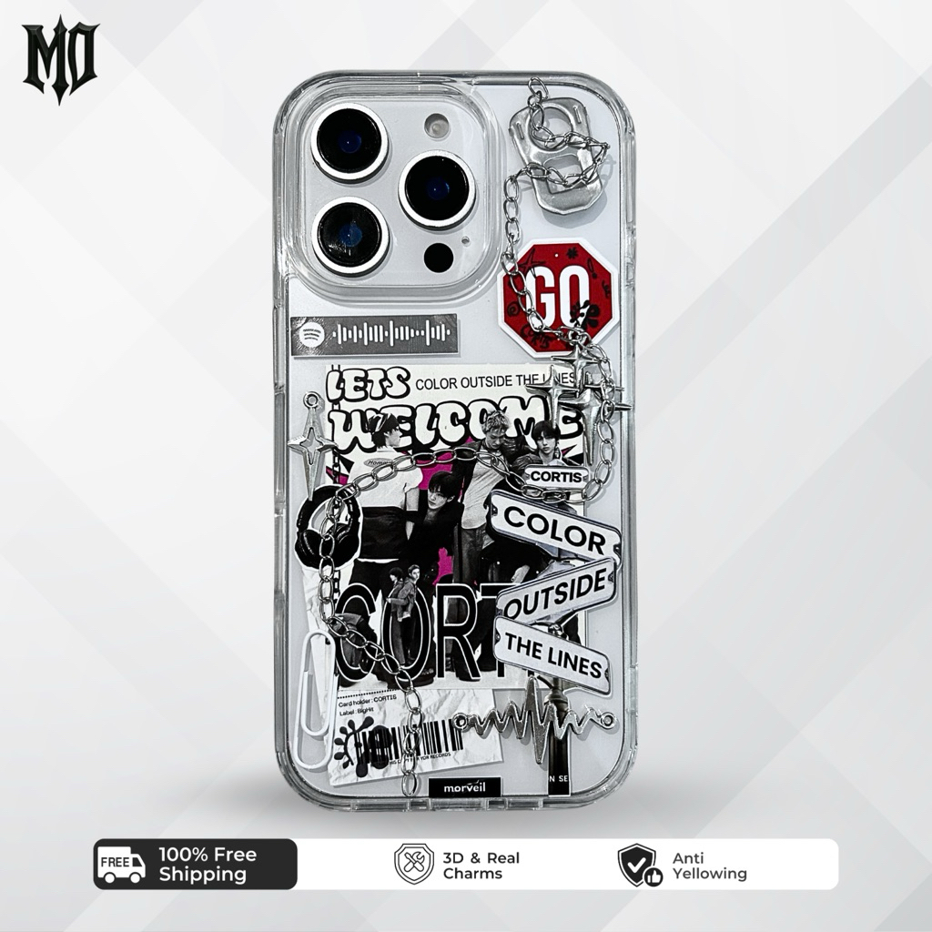 [morveil] Signature - CORTIS KPOP CASE HP IPHONE ANDROID casing handphone resin unik aesthetic keren