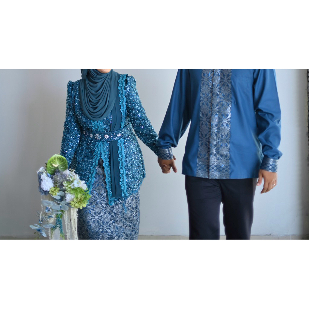 Kebaya Emerald Blue