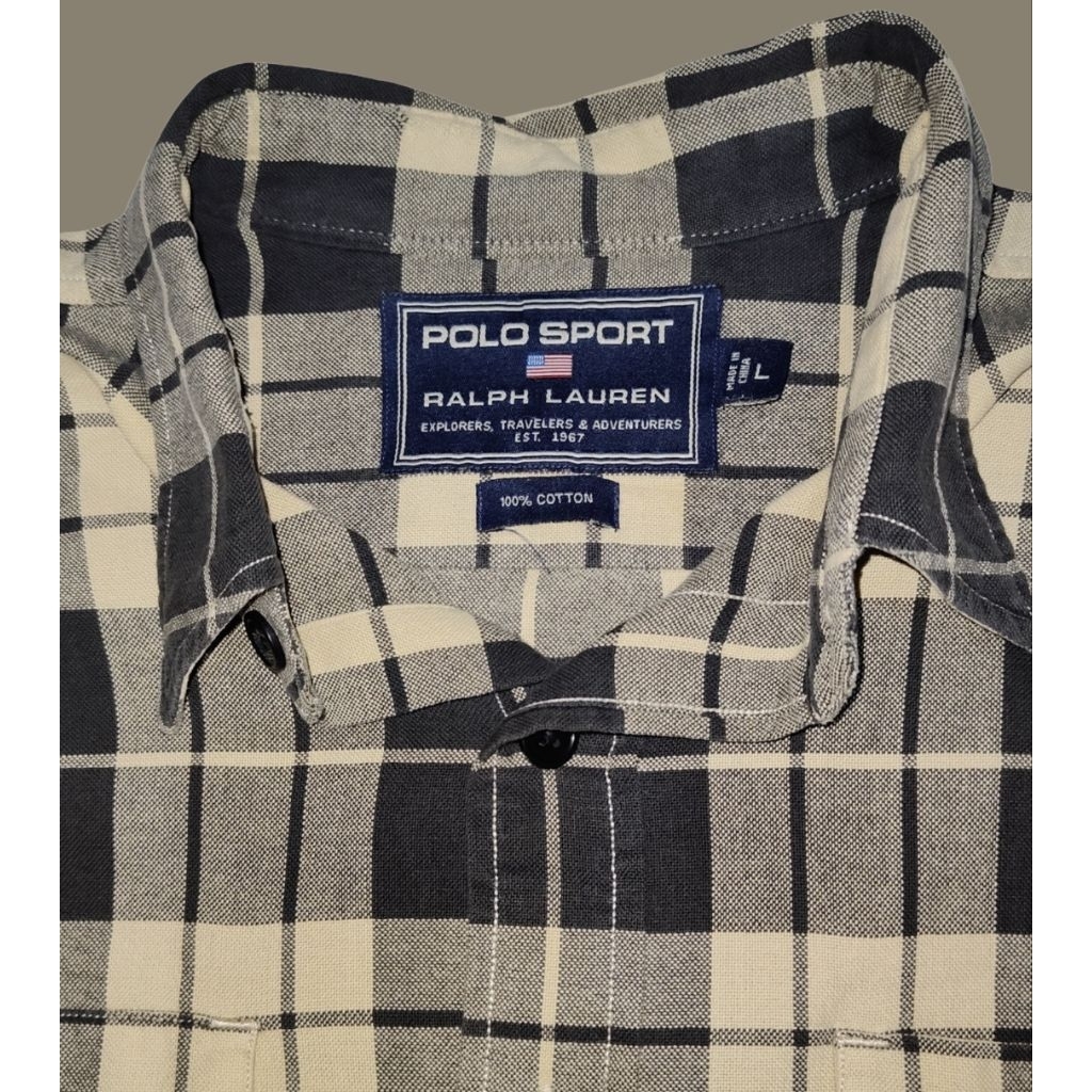 FLANNEL POLO SPORT RALPH LAUREN