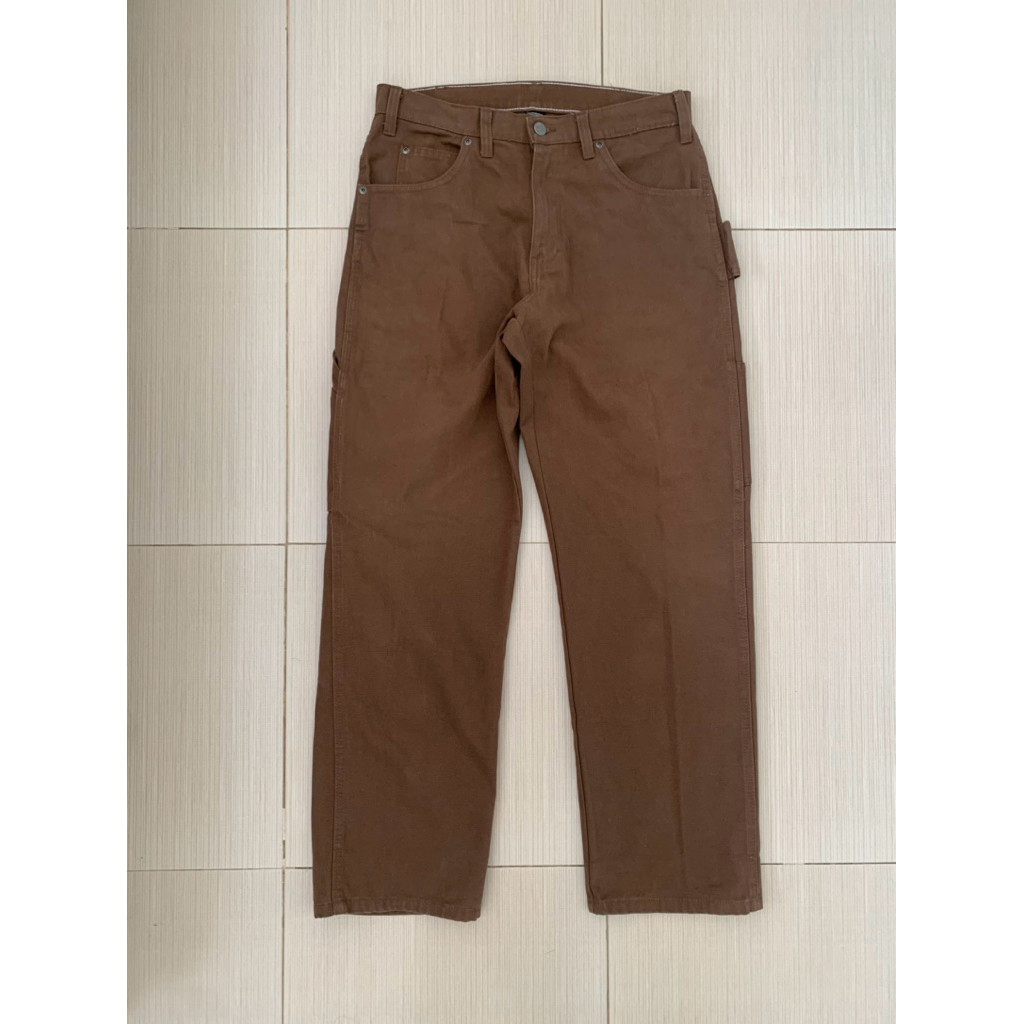 Dickies Carpenter Pants rinse brown (USED)