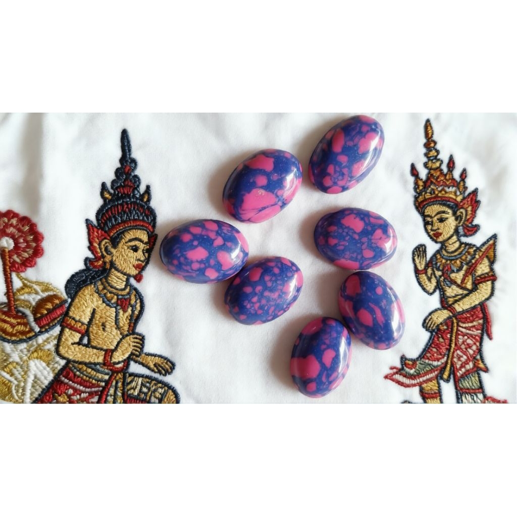 Batu Akik Lepasan Pirus Pingyin 18x13mm Terbaru